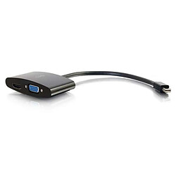 Cables To Go C2G 80935 adaptateur et connecteur de câbles Mini DisplayPort HDMI + VGA Noir