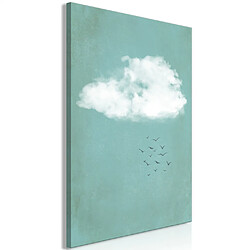 Jardindeco Tableau - Cumulus and Birds (1 Part) Vertical 120 x 80 cm