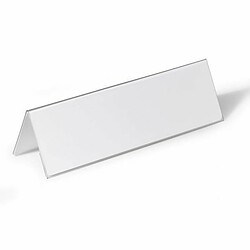 Plaque d'identification Durable Bureau PVC Transparent 10,5 x 29,7 cm (25 Unités)