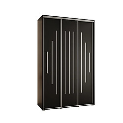 Abiks Meble Armoire Davos 12 À Portes Coulissantes 235,2/160/45 3 Portes