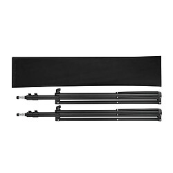 vidaXL Supports de lumière 2 pcs Hauteur 78-210 cm