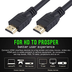 Acheter Wewoo Cable HDMI Câble Full HD haute vitesse 4K x 2K 30AWG HDMI avec Ethernet audio / vidéo numérique avancé TV 4K x 2K connecté à l'ordinateur 19 + version cuivre étamé, longueur: 1,5 m