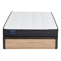 Matelas ressorts 140x190 cm DREAMEA GAIA à mémoire de forme pas cher