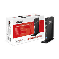 Club 3D CLUB3D SenseVision USB3.0 Dual Display Docking Station