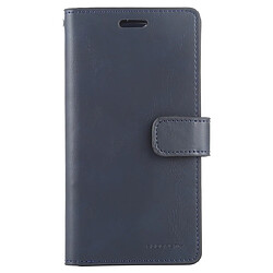 Wewoo Coque Etui à rabat en simili cuir pour iPhone 11 Pro avec porte-cartes et portefeuille bleu marine