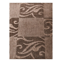 Vidal Tapis de couloir en laine 396x79 brun Darya pas cher