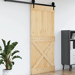 Avis vidaXL Porte NARVIK 100x210 cm bois massif de pin