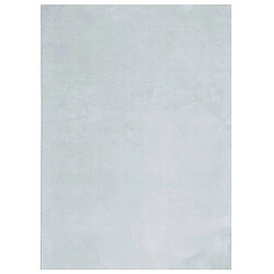 vidaXL Tapis HUARTE à poils courts doux et lavable bleu 200x280 cm