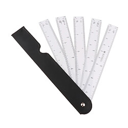 Règle de balance d'ingénierie d'architecte Règle pliable multi-ratio 5 tailles