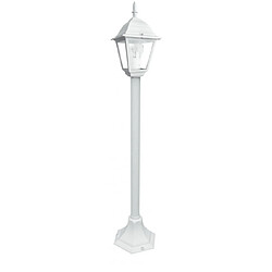 Fan Europe Borne de jardin Roma 1 ampoule Aluminium,diffuseur Verre blanc