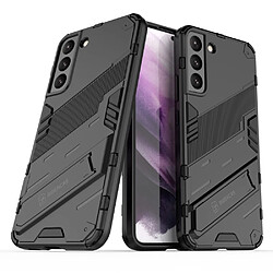 Coque en TPU anti-rayures avec béquille noir pour votre Samsung Galaxy S22 Plus 5G