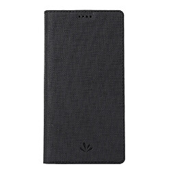 Wewoo Housse Coque Pour Nokia 6.2 et 7.2 Antichoc TPU + PU de protection à rabat horizontal avec fente carte et support noir