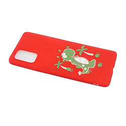 Coque en silicone avec lanière rouge pour votre Samsung Galaxy A33 5G