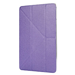 Etui en PU origami en soie avec support violet pour votre Apple iPad Mini (2019) 7.9 pouces