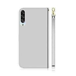 Avis Wewoo Housse Coque Etui à rabat horizontal surface imitée pour Galaxy A90 5G avec supportfentes de cartes et porte-monnaie et lanière argent