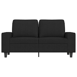 Avis Maison Chic Canapé à 2 places,Sofa de Salon,Canapé droit Noir 120 cm Tissu -GKD353842