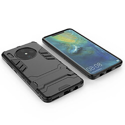 Wewoo Coque Renforcée Pour Huawei Mate 30 PC + TPU Housse de protection antichoc avec support Noir