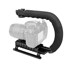 Justgreenbox Camera Handheld Holder Flash Bracket U type Hand Motion Stabilizer Stable Frame Grip for Video DSLR SLR - 4000004774872