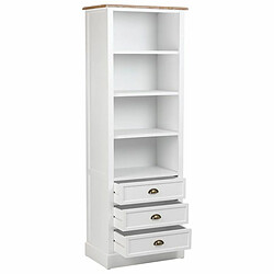 Avis Étagère Alexandra House Living Blanc Marron Alliage de Zinc Bois MDF 40 x 180 x 63 cm