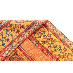 Vidal Tapis de laine 169x107 orange Kashkuli pas cher