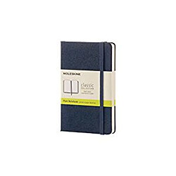 Moleskine carnet Format de poche couverture rigide saphir 9 x 14 mm