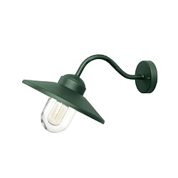 Elstead Lighting Applique murale extérieur Klampenborg Acier inoxydable,verre transparent Pour le vert