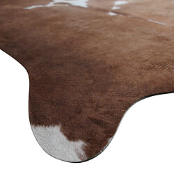 Avis Thedecofactory COW SKIN FAKE - Tapis imitation peau de vache marron 155x200