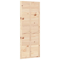 vidaXL Porte de grange 80x1,8x214 cm Bois massif de pin