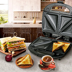 Acheter Appareil à Sandwich maker 3 en 1, Plaques Interchangeables, Gaufrier, Grille, 1000, Noir, Camry, CR3024