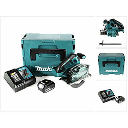 Makita DCS 553 RM1J Scie circulaire à main sans fil 18V 150 mm Brushless + 1x Batterie 4,0Ah + Chargeur + Coffret Makpac