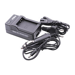 Vhbw Chargeur secteur + allume cigare + boitier de recharge pour batteries CANON NB-10L pour Powershot G1 X, G15