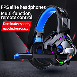 Acheter GUPBOO JOINRUN PS4 casque de jeu casque stéréo rvb avec micro pour nouvelle Xbox One Gamer ordinateur portable tablette PC