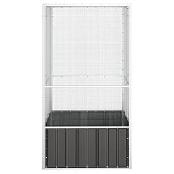 Avis vidaXL Cage à oiseaux Anthracite 111x107x211,5 cm Acier galvanisé