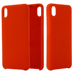 Coque en silicone liquide mou rouge pour votre Xiaomi Redmi 7A