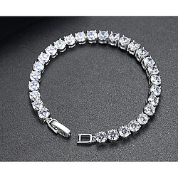 Acheter YP Select Bracelet en zircon intégré de mode simple pour femme 17 cm