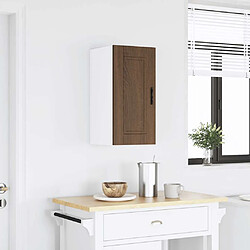 vidaXL Armoire murale de cuisine Porto chêne marron bois d'ingénierie