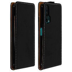 Avizar Étui Honor 20 Pro Housse Clapet Vertical Protection Porte-carte Noir