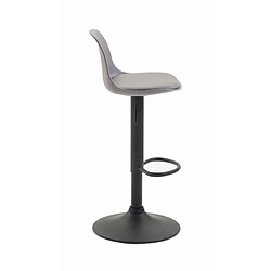 Avis Non Tabouret de bar Kiel simili cuir noir