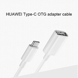 Wewoo Cable Câble adaptateur de données OTG HuCP73 USB 3.0 vers USB-C / Type-C, Longueur: environ 12 cm (Blanc)