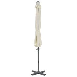 Avis Maison Chic Parasol Jardin | Parasol en porte-à-faux avec poteau en aluminium 300 cm Sable - GKD70222