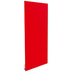 Ilo Radiateur électrique plat panneau rayonnant en verre 120x60cm 750W convertible en sèche serviette