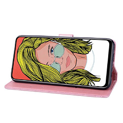 Wewoo Housse Coque Étui en cuir PU à rabat horizontal relief rose pour Huawei P Smart Zavec support et fentes cartes et portefeuille or pas cher