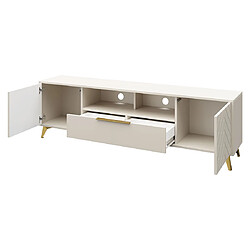 Acheter Bestmobilier Boccioni - meuble tv - beige - 200 cm