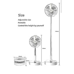 Acheter Ventilateurs Télécommandés Portables Appareils d'Éclairage d'Humidification par Pulvérisation Pliants Ventilateur Usb