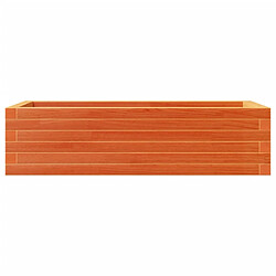 Acheter vidaXL Jardinière cire marron 90x40x23 cm bois de pin massif