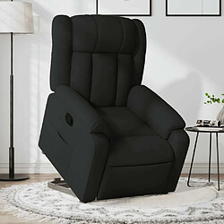 Maison Chic Fauteuil Relax pour salon, Fauteuil inclinable noir tissu -GKD52557