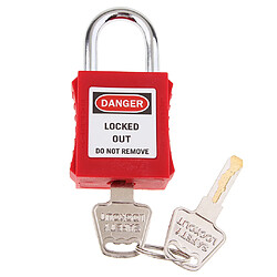 Sécurité Sécurité Lockout Cadenas Keyed Different Red