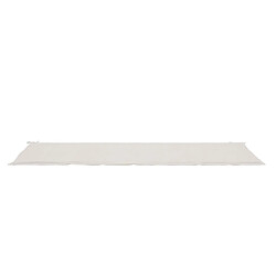 Avis Decoshop26 Coussin de banc de jardin Crème 200 x 50 x 3 cm DEC021737