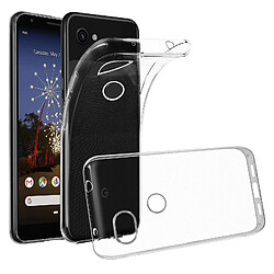 Avizar Coque Google Pixel 3A Silicone Gel Souple Ultra-fine Anti-rayures Transparent