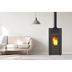 Avis Poêle à granulés de bois 8kw noir - orphee 8 noir - SUPRA